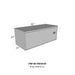 Westin 80-HBD2430 Brute HD Under Body Tool Box; Polished Aluminum; 24 in. x 30 in. Swing Door; - Truck Part Superstore