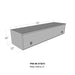 Westin 80-HTB72 Brute HD TopSider Tool Box; Polished Aluminum; L 72 in. x W 13 in. x H 16 in.; - Truck Part Superstore