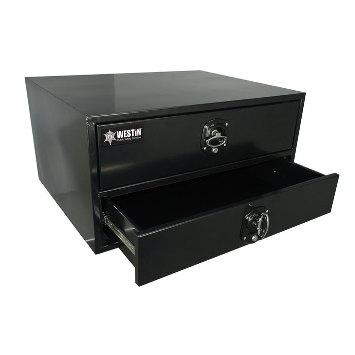 Westin 80-HTS4020B Brute Command Tool Box; Textured Black; Tactical Double Drawer; 40 in.; - Truck Part Superstore