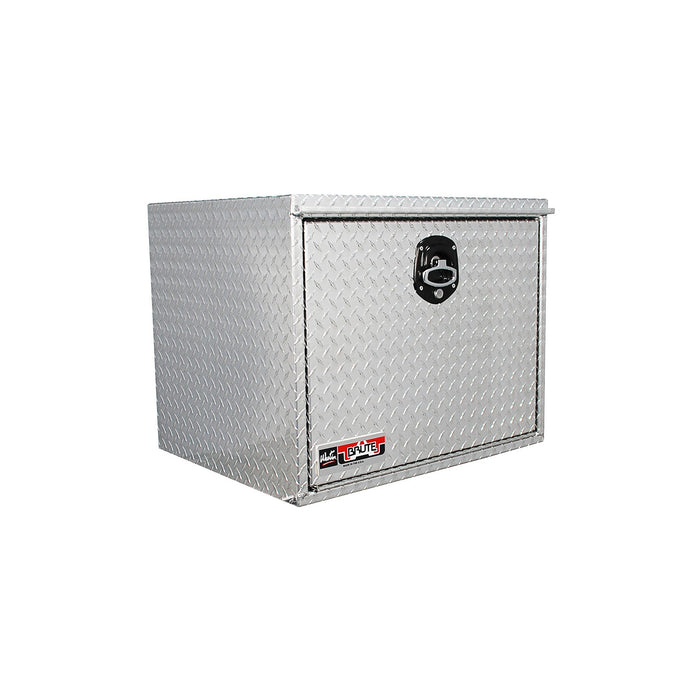Westin 80-HUB2436 Brute HD Under Body Tool Box; Polished Aluminum; 24 in. x 36 in. Drop Down Door; - Truck Part Superstore