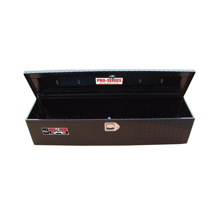 Westin 80-JSB-100-B Brute Job Site Tool Box; Black Aluminum; L 50 in. x W 13 in. x H 12 in.; - Truck Part Superstore