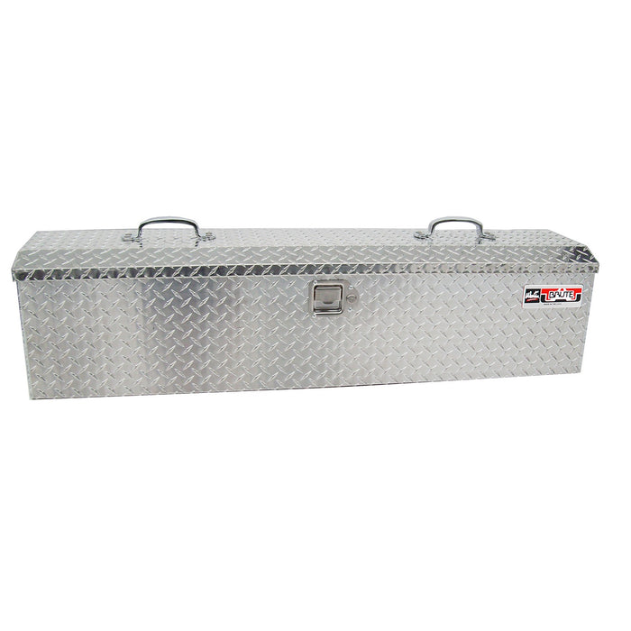 Westin 80-JSB-100 Brute Job Site Tool Box; Polished Aluminum; L 50 in. x W 13 in. x H 12 in.; - Truck Part Superstore