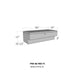 Westin 80-RB174 Brute LoSider Side Rail Tool Box - Truck Part Superstore