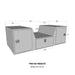 Westin 80-RB257D Brute V Shape Goose Neck Tool Box - Truck Part Superstore