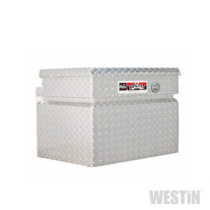Westin 80-RB3419 Brute Trailer Tongue Tool Box; Polished Aluminum; Aluminum; 34 in.; - Truck Part Superstore