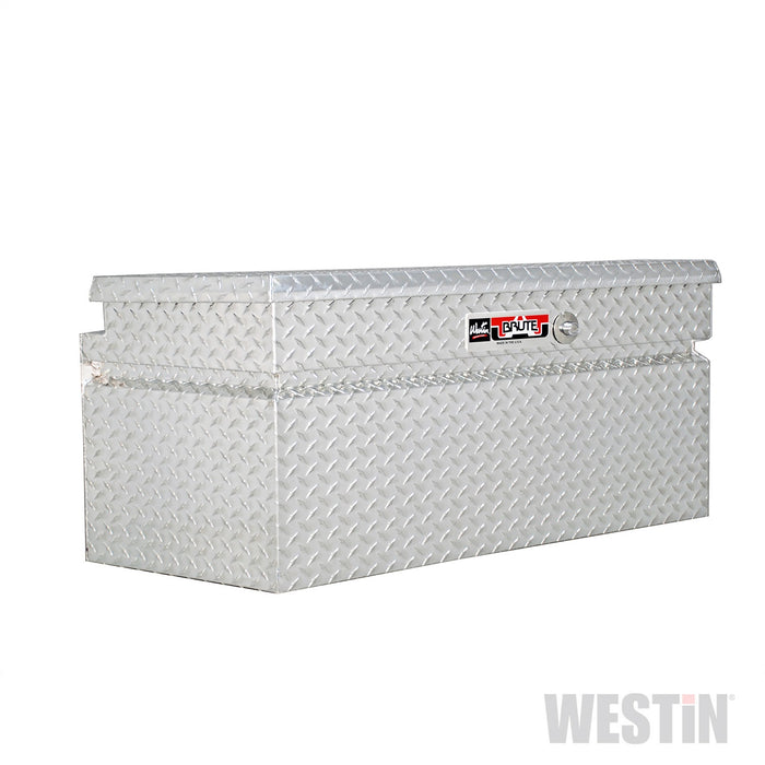 Westin 80-RB4919 Brute Trailer Tongue Tool Box; Polished Aluminum; Aluminum; 49 in.; - Truck Part Superstore