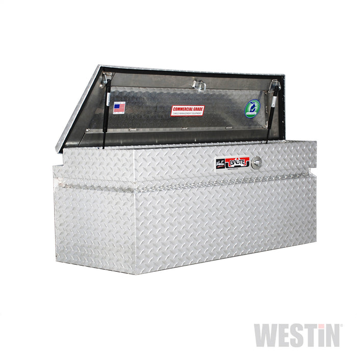 Westin 80-RB4919 Brute Trailer Tongue Tool Box; Polished Aluminum; Aluminum; 49 in.; - Truck Part Superstore
