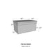 Westin 80-RB624 Brute Maximus Chest Tool Box - Truck Part Superstore
