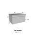 Westin 80-RB630 Brute Maximus Chest Tool Box - Truck Part Superstore