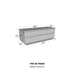 Westin 80-RB664 Brute Chest Tool Box; Polished Aluminum; L 60 in. x W 20 in. x H 19 in.; - Truck Part Superstore