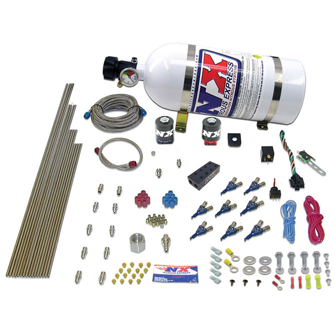 Nitrous Express 80000EFI-05 V8AN GASOLINE EFI (100-150-200-300-400-500HP) WITH 5LB BOTTLE - Truck Part Superstore