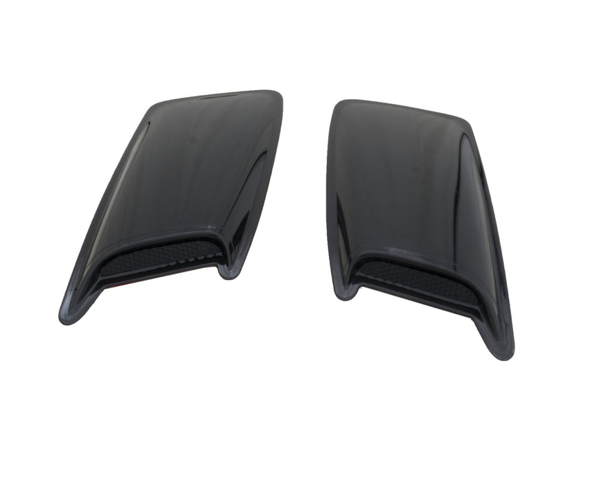 Auto Ventshade (AVS) 80001 Hood Scoop; 2 1/2 in. x 13 1/2 in. x 35 in.; Black; Large; - Truck Part Superstore