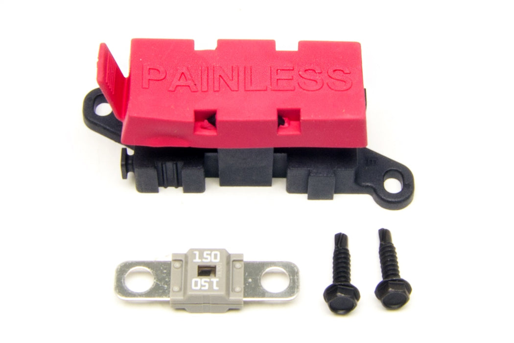Painless Wiring 80002 MIDI Fuse Holder; Incl. Mounting Base w/Hardware/Cover/[2] 150 Amp Fuses; - Truck Part Superstore