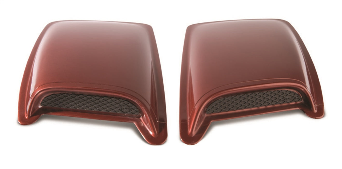 Auto Ventshade (AVS) 80002 Hood Scoop; 2 1/2 in. x 13 in. x 28 in.; Black; Medium; - Truck Part Superstore