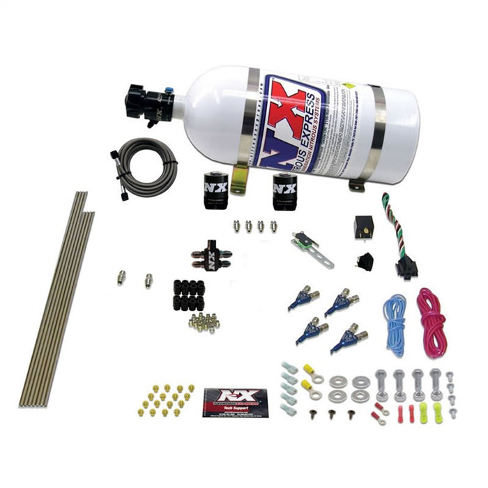 Nitrous Express 80004EFI-10 4CYL GASOLINE EFI (50-250HP) WITH 10LB BOTTLE - Truck Part Superstore