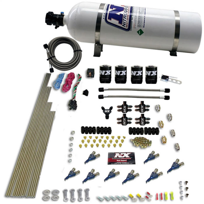 Nitrous Express 80005-15 8-CYL ALCOHOL (250-350-450-550HP) WITH 15LB BOTTLE - Truck Part Superstore