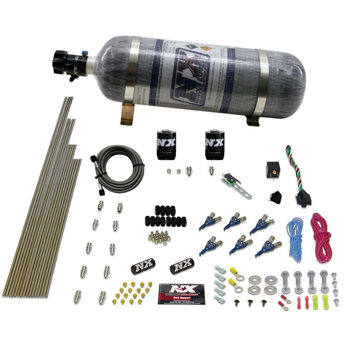 Nitrous Express 80006-12 6-CYL GAS (150-225-300-375HP) WITH COMPOSITE BOTTLE - Truck Part Superstore