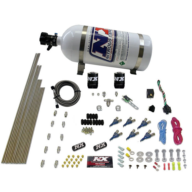 Nitrous Express 80006EFI-10 V6AN GASOLINE EFI (150-375HP) WITH 10LB BOTTLE - Truck Part Superstore