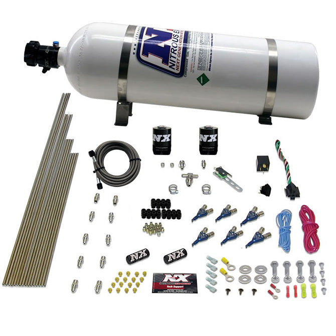 Nitrous Express 80006EFI-15 V6AN GASOLINE EFI (150-375HP) WITH 15LB BOTTLE - Truck Part Superstore
