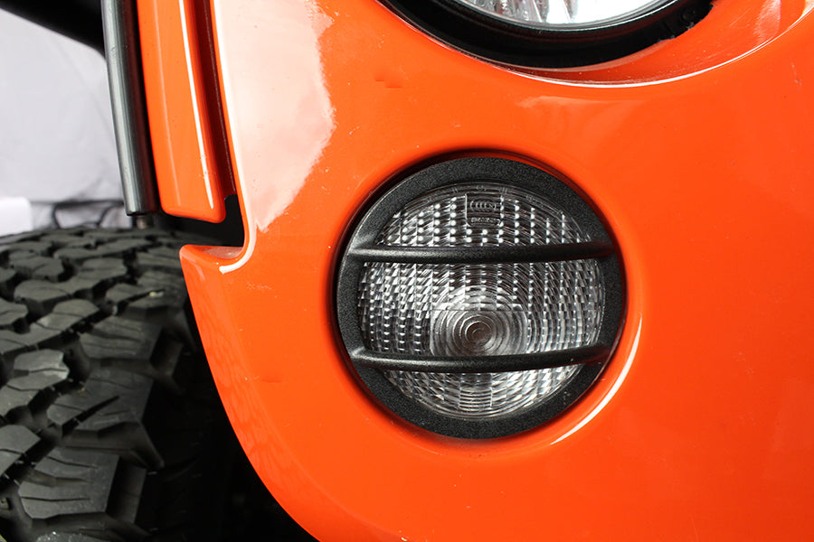 Kentrol 80009 Jeep JK Front Marker Covers Pair 07-18 Wrangler JK Textured Black Kentrol - Truck Part Superstore