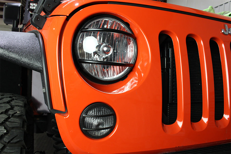 Kentrol 80009 Jeep JK Front Marker Covers Pair 07-18 Wrangler JK Textured Black Kentrol - Truck Part Superstore