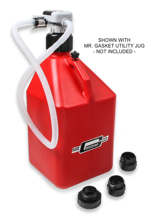 Mr Gasket 8000MRG Fuel Transfer Pump; Battery Operated; Compatible w/Gasoline/Diesel/Kerosene; - Truck Part Superstore