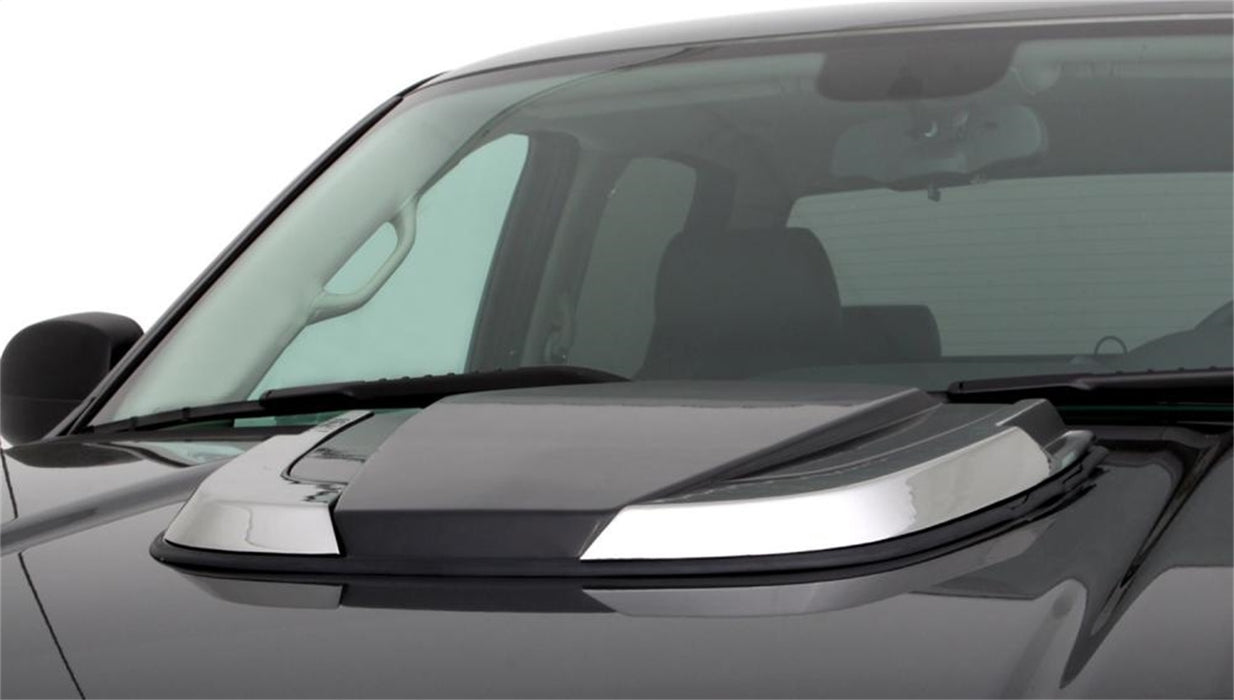 Auto Ventshade (AVS) 80010 Truck Cowl Scoop; 2 1/2 in. x 18 1/4 in. x 23 in.; Smoke; Large; - Truck Part Superstore