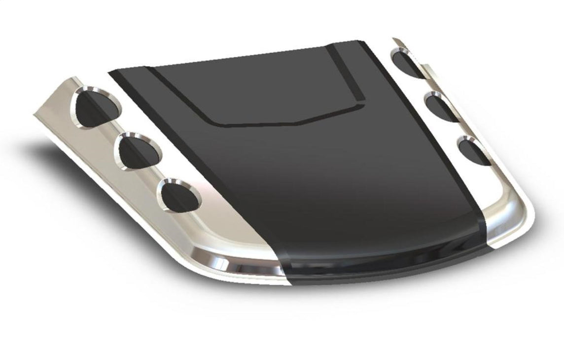 Auto Ventshade (AVS) 80012 Truck Cowl Scoop; 2 in. x 19 1/2 in. x 16 1/2 in.; Smoke; Small; - Truck Part Superstore