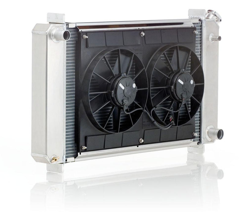 Be Cool 80013 Radiator Module Factory-Fit Natural Finish for 73-87 Chevrolet C/K 1/2, 3/4, 1 Ton Pickups w/Std Trans 400-700 HP Be Cool Radiator - Truck Part Superstore