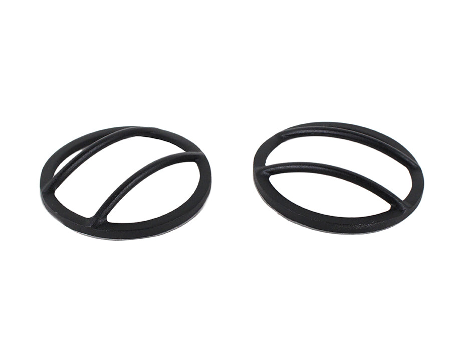 Kentrol 80014 Jeep JK Fog Light Cover Pair 07-18 Wrangler JK Textured Black Kentrol - Truck Part Superstore
