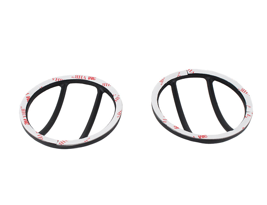 Kentrol 80014 Jeep JK Fog Light Cover Pair 07-18 Wrangler JK Textured Black Kentrol - Truck Part Superstore