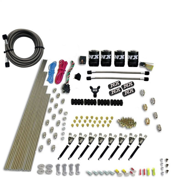 Nitrous Express 80019-00 8 CYL VXL DIRECT PORT; 4 SOLENOIDS (200-500HP JETTING) W/NO BOTTLE - Truck Part Superstore