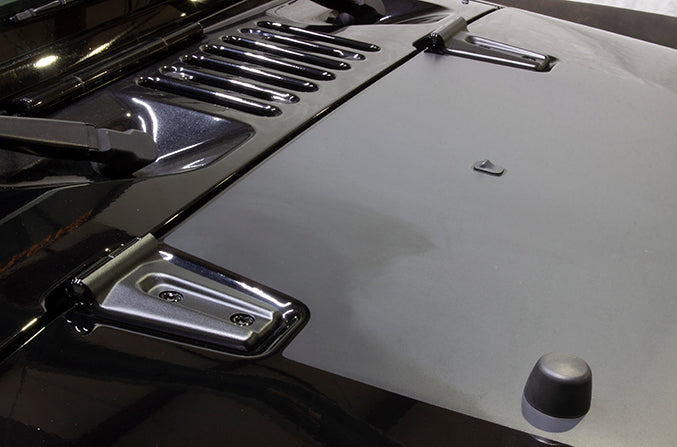 Kentrol 80019 Jeep JK Hood Hinge Overlays Pair 07-18 Wrangler JK Textured Black Kentrol - Truck Part Superstore