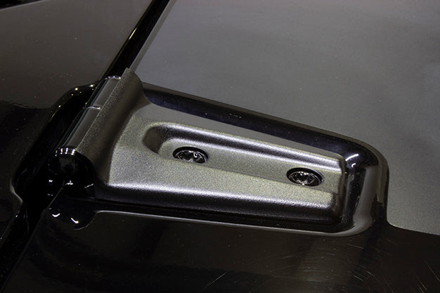 Kentrol 80019 Jeep JK Hood Hinge Overlays Pair 07-18 Wrangler JK Textured Black Kentrol - Truck Part Superstore