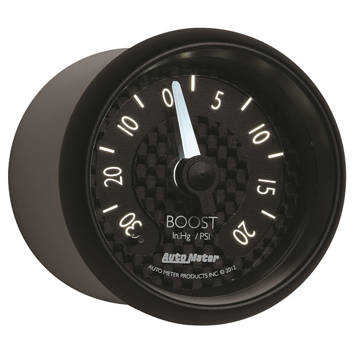 AutoMeter 8001 GAUGE; VAC/BOOST; 2 1/16in.; 30INHG-20PSI; MECHANICAL; GT - Truck Part Superstore