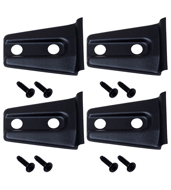 Kentrol 80020 Jeep JK Door Hinge Overlays 4 Pieces 2 Door 07-18 Wrangler JK Textured Black Kentrol - Truck Part Superstore