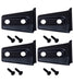 Kentrol 80020 Jeep JK Door Hinge Overlays 4 Pieces 2 Door 07-18 Wrangler JK Textured Black Kentrol - Truck Part Superstore