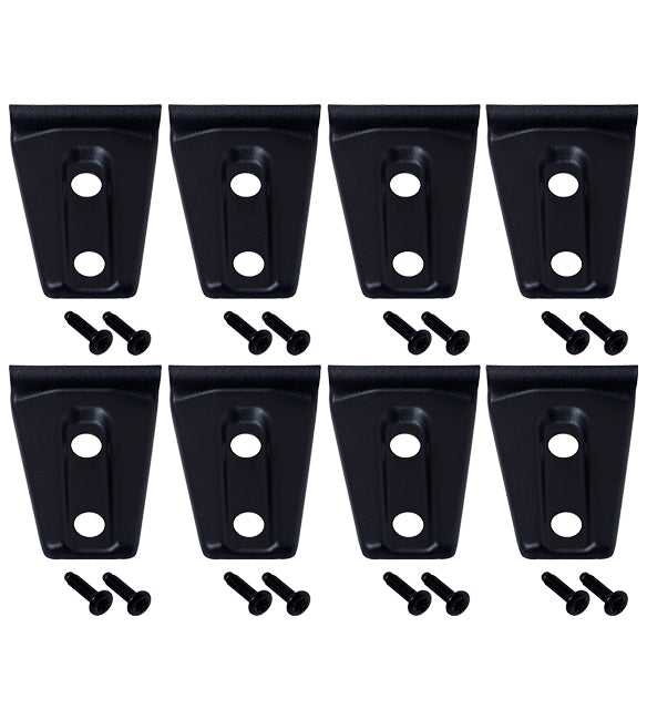 Kentrol 80021 Jeep JK Door Hinge Overlays 8 Pieces 4 Door 07-18 Wrangler JK Textured Black Kentrol - Truck Part Superstore
