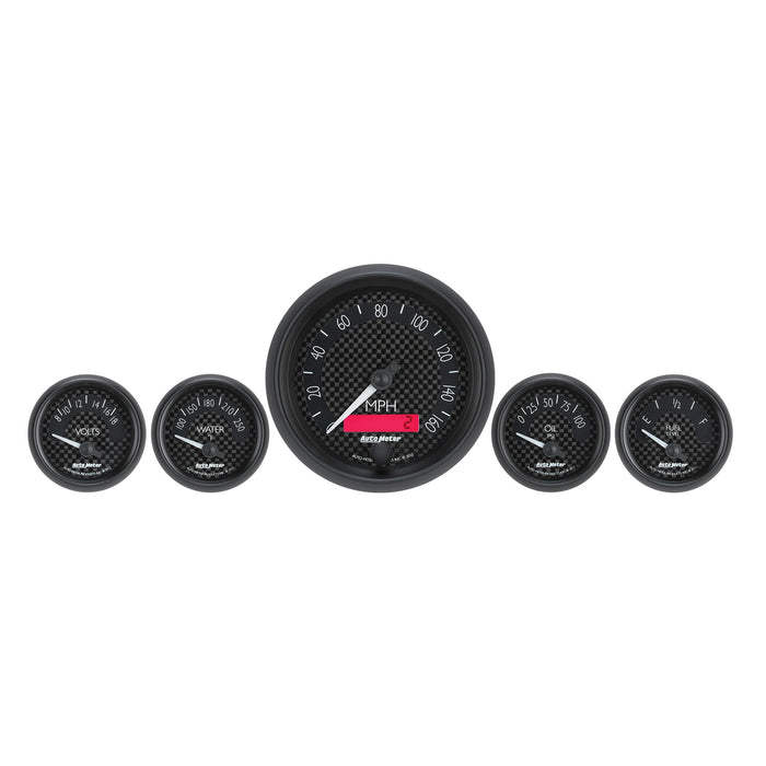 AutoMeter 8002 GAUGE KIT; 5 PC.; 3 3/8in./2 1/16in.; ELEC. SPEEDOMETER; GT - Truck Part Superstore