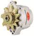Powermaster Performance 8002 Racing Alternator; 12si; Straight Mount; 100 Amp; 75 Idle; 1V Pulley; Natural; - Truck Part Superstore