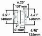Powermaster Performance 8003 Racing Alternator; 12si; Straight Mount; 85 Amp; 55 Idle; 1V Pulley; Natural; - Truck Part Superstore