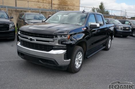 Romik 80033419 2019-Present Chevrolet Silverado Extended Cab Running Boards ROF-T Side Steps Black Romik - Truck Part Superstore