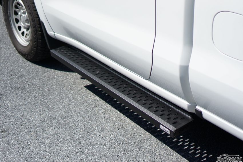 Romik 80044429 2019-Present Chevrolet Silverado Regular Cab Running Boards RPD-T Side Steps Black Romik - Truck Part Superstore