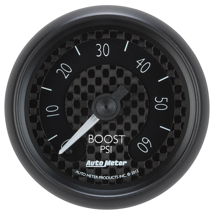 AutoMeter 8005 GAUGE; BOOST; 2 1/16in.; 60PSI; MECHANICAL; GT - Truck Part Superstore