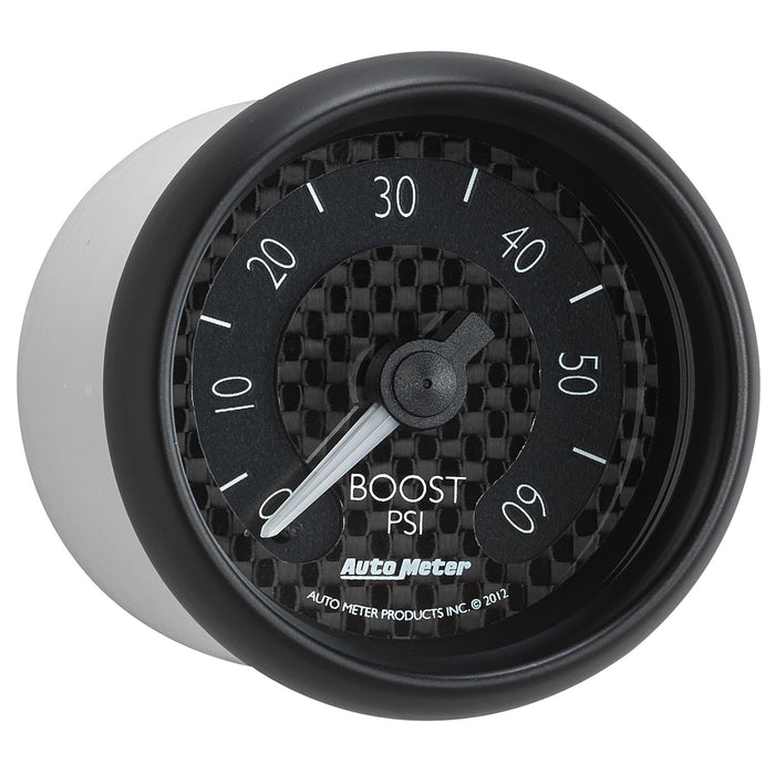 AutoMeter 8005 GAUGE; BOOST; 2 1/16in.; 60PSI; MECHANICAL; GT - Truck Part Superstore