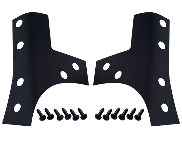 Kentrol 80074 Jeep JK Windshield Support Overlays Pair 07-18 Wrangler JK Textured Black Kentrol - Truck Part Superstore