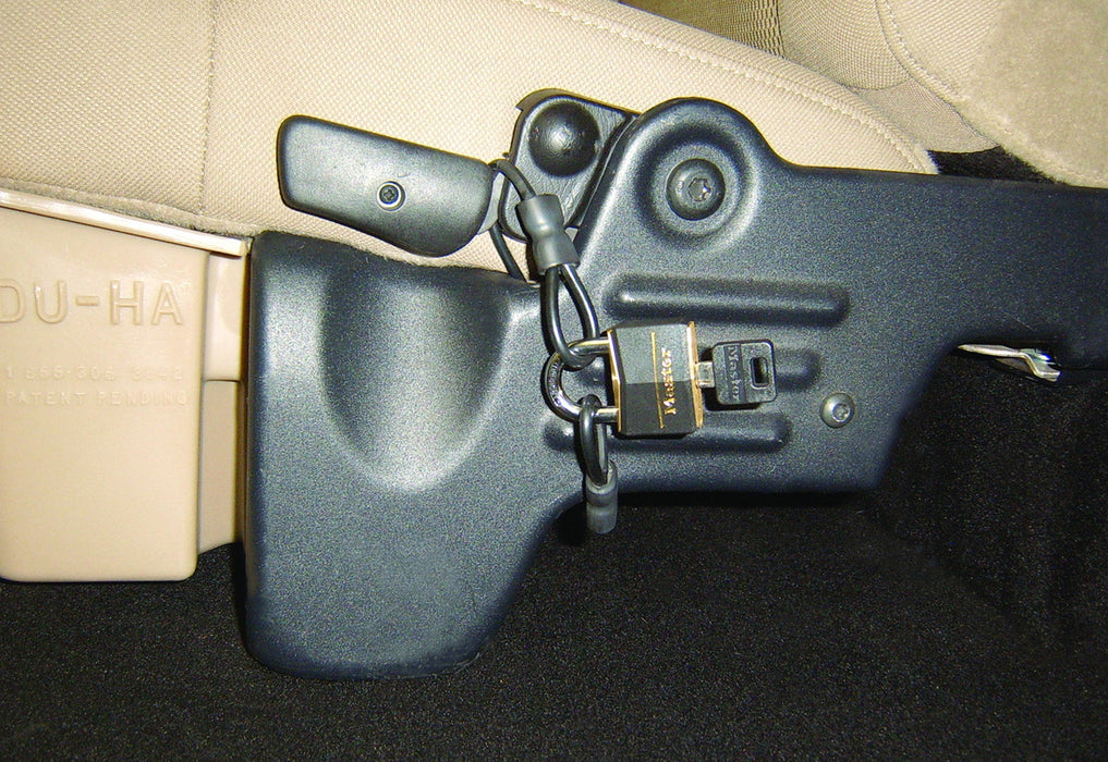 DU-HA 80089 DU-HA® Underseat Storage Lock Kit; Incl. 2 Keys; 2 Locks; 2 Cables; Black; - Truck Part Superstore
