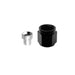 Nitrous Express 80090BLK Nitrous Bottle Nut; 3 AN; B Nut/Sleeve; Black; - Truck Part Superstore