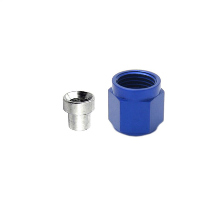 Nitrous Express 80090 3AN B-NUT/SLEEVE (BLUE) EA. - Truck Part Superstore