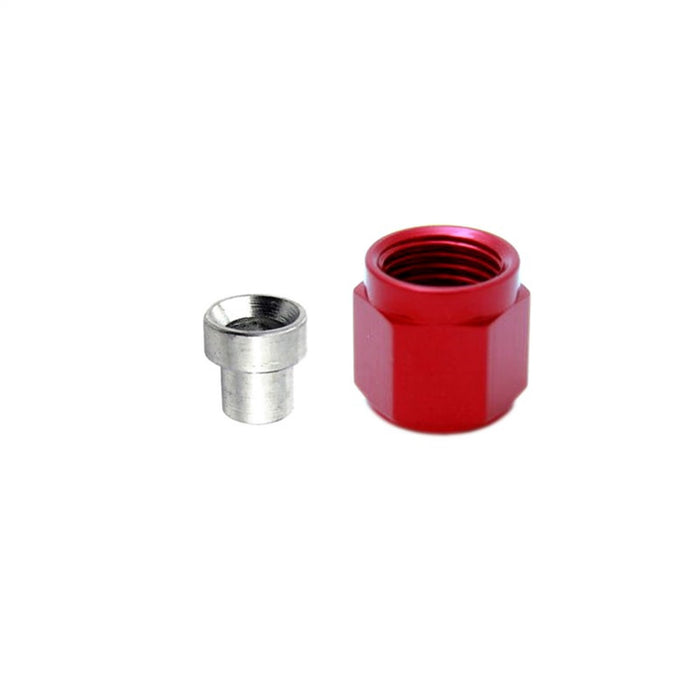 Nitrous Express 80091 3AN B-NUT/SLEEVE (RED) EA. - Truck Part Superstore